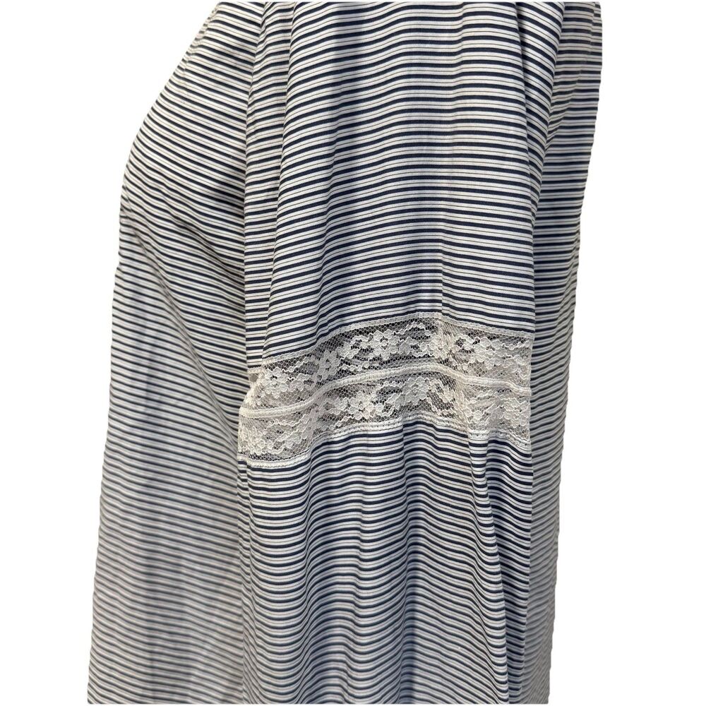 Ralph Lauren Womens Shirt Blouse Med Lace Trim Victorian Cottagecore Steampunk - Picture 10 of 10